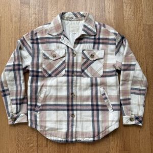 Aeropostale Pink Plaid Shacket